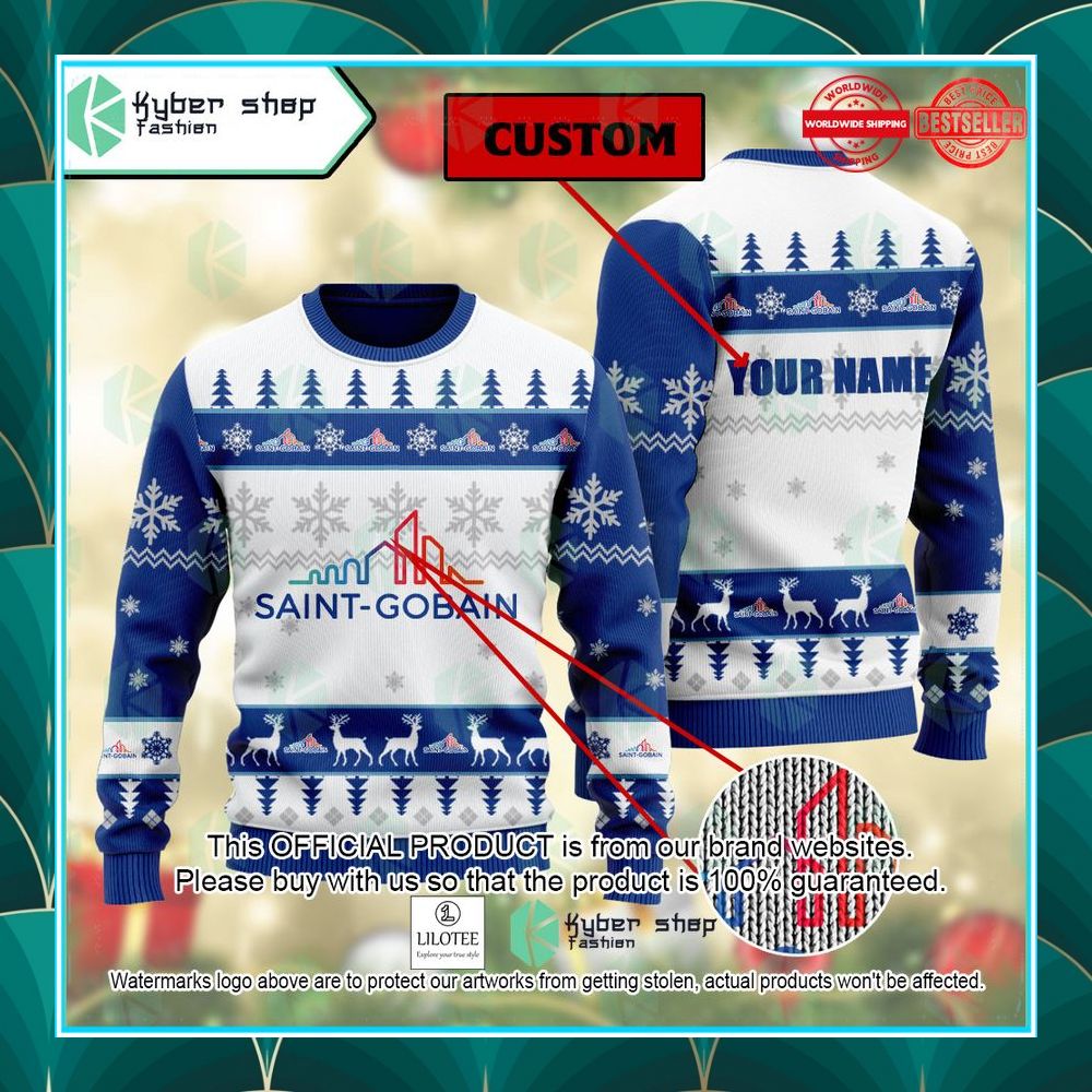personalized saint gobain christmas sweater 1 565