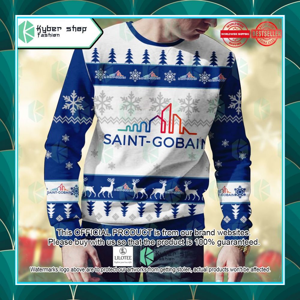 personalized saint gobain christmas sweater 2 988