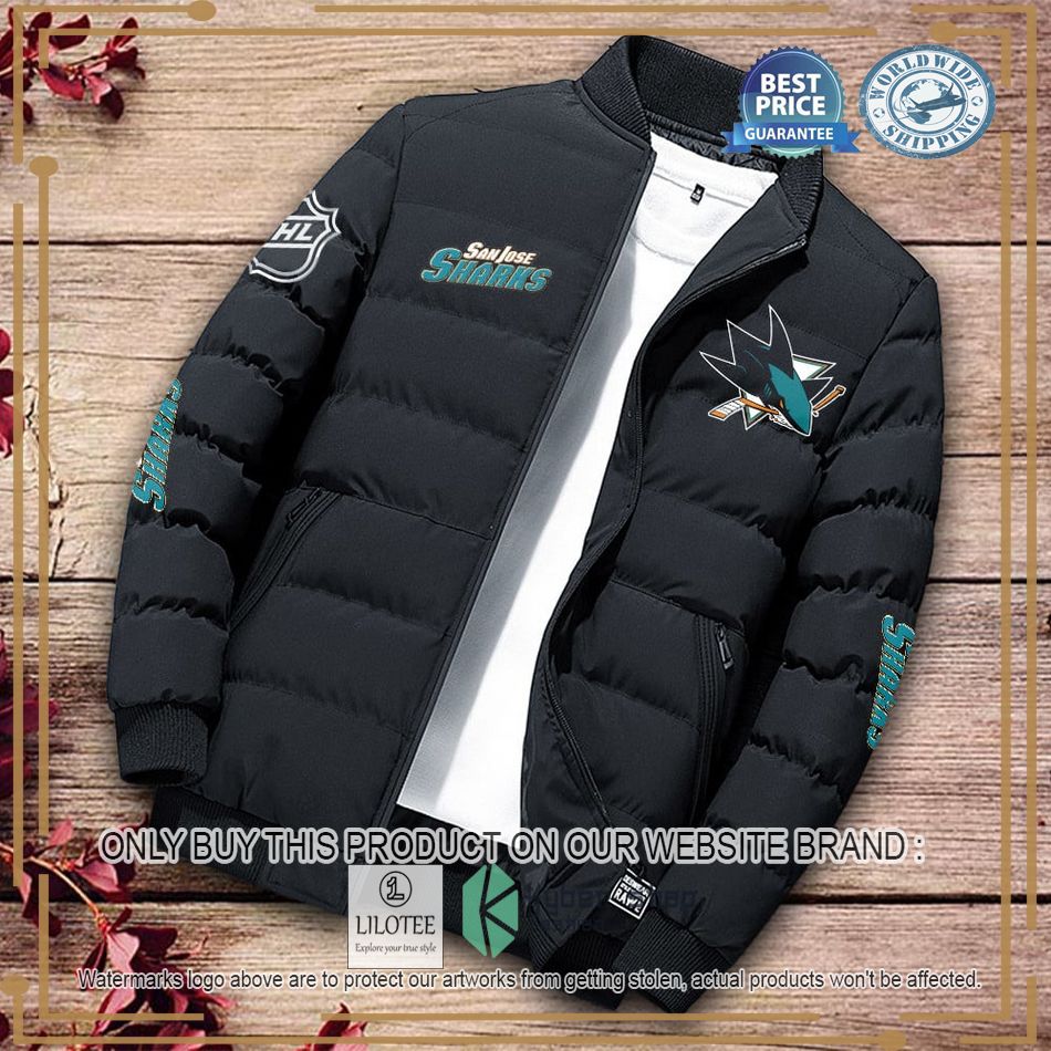personalized san jose sharks nhl down jacket 2 60052