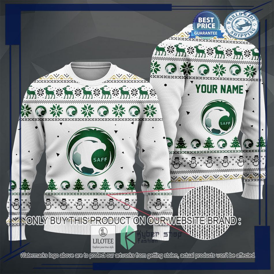 personalized saudi arabia football team christmas sweater hoodie sweater 2 22259