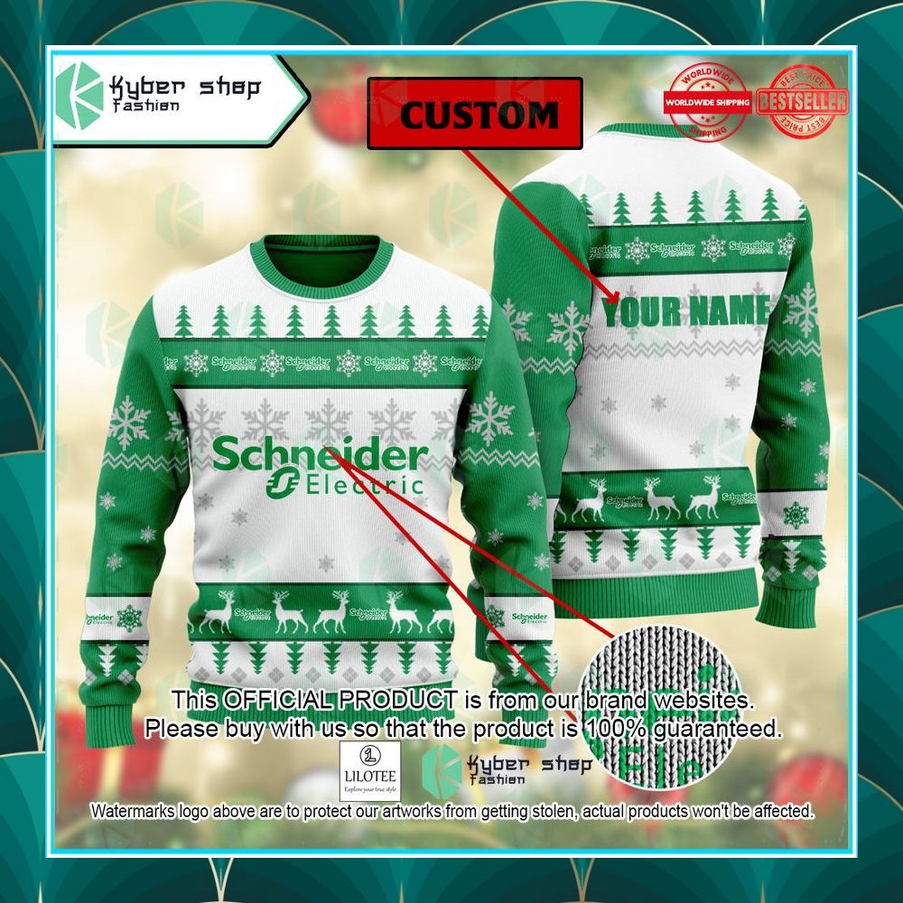 personalized schneider electric christmas sweater 1 295