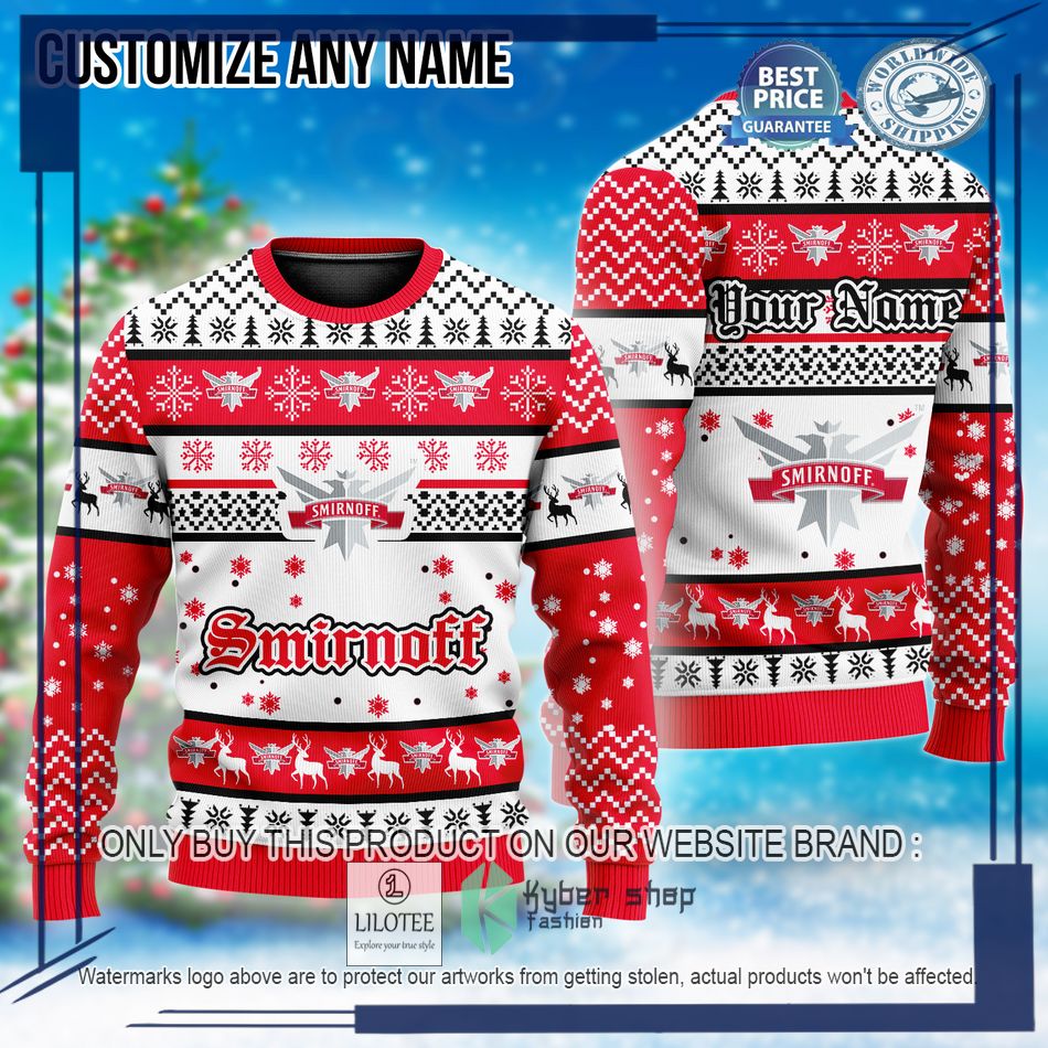 personalized smirnoff ugly christmas sweater 1 78266