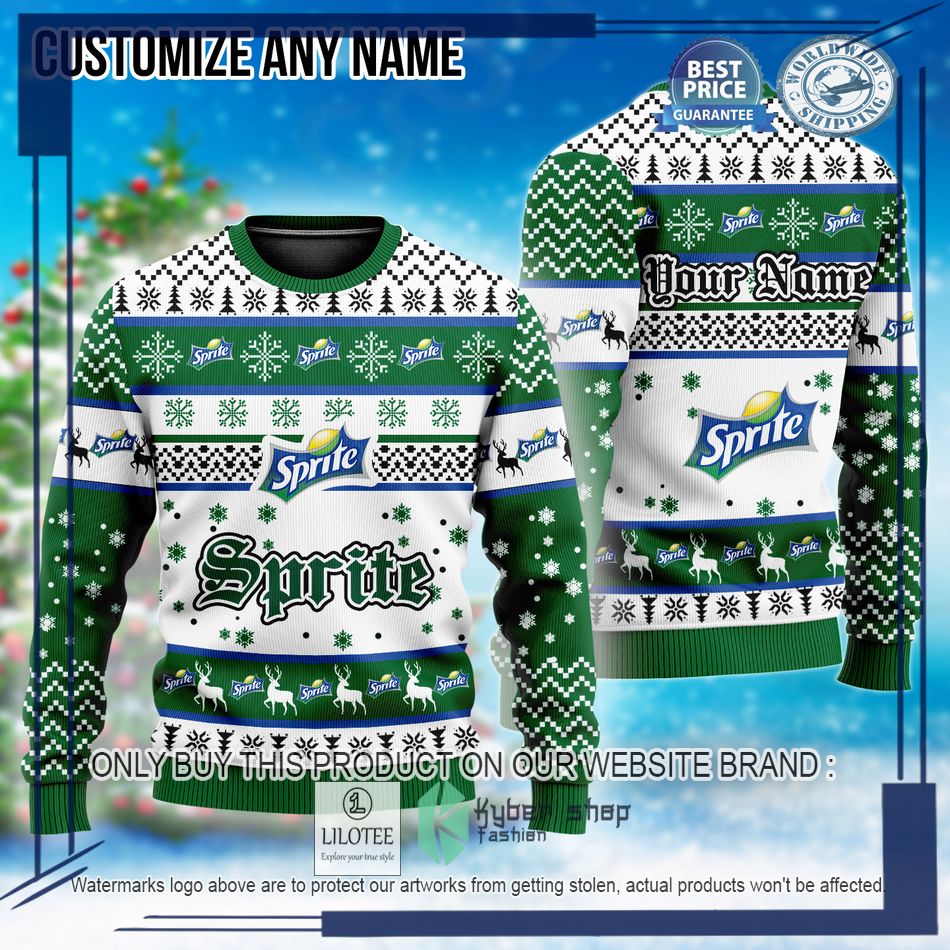 personalized sprite ugly christmas sweater 1 20902