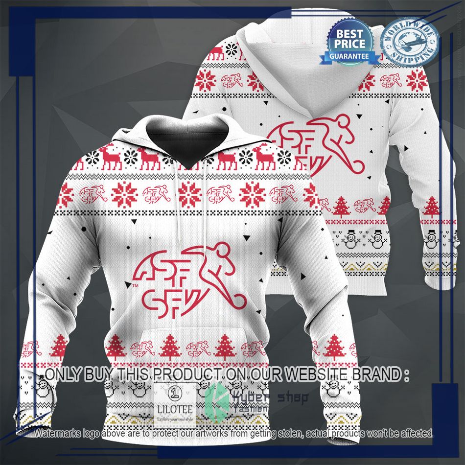 personalized switzerland football team christmas sweater hoodie sweater 1 33219