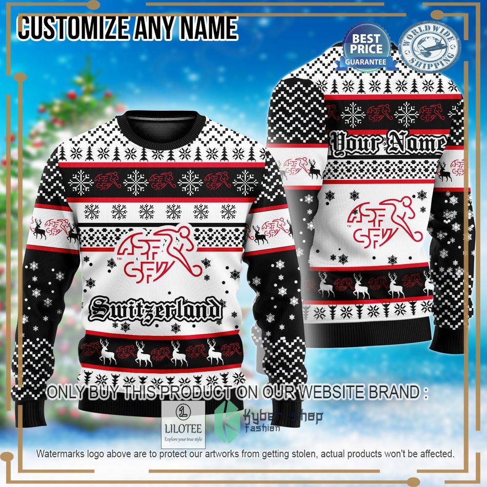 personalized switzerland football team custom ugly christmas sweater 1 54056