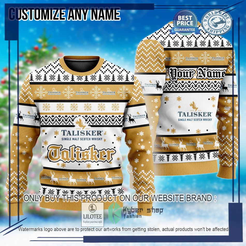 personalized talisker christmas sweater 1 63865