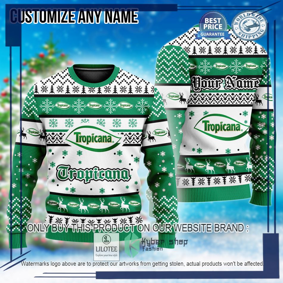 personalized tropicana ugly christmas sweater 1 80609