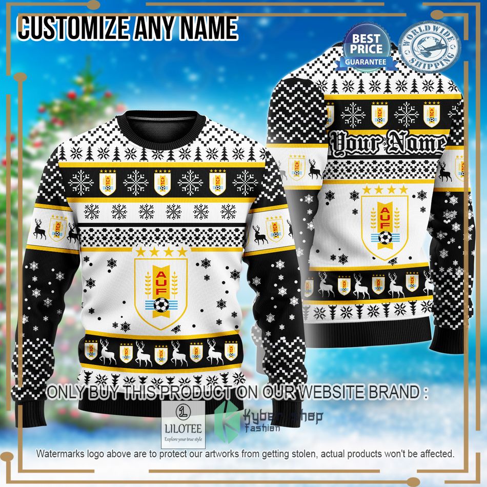 personalized uruguay football team custom ugly christmas sweater 1 81000
