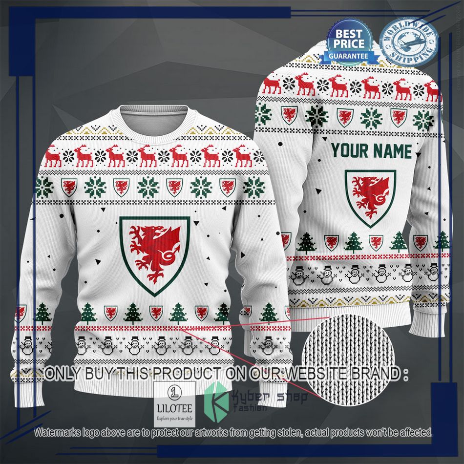 personalized wales football team christmas sweater hoodie sweater 2 22213