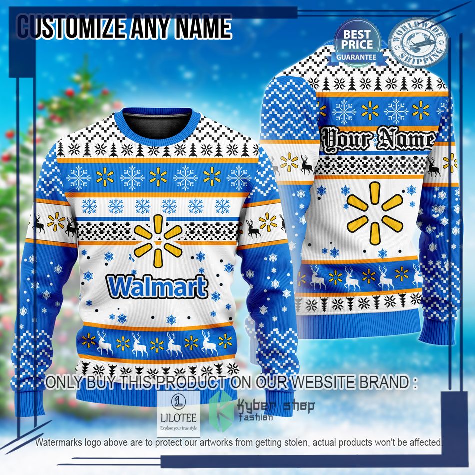 personalized walmart custom ugly christmas sweater 1 41236