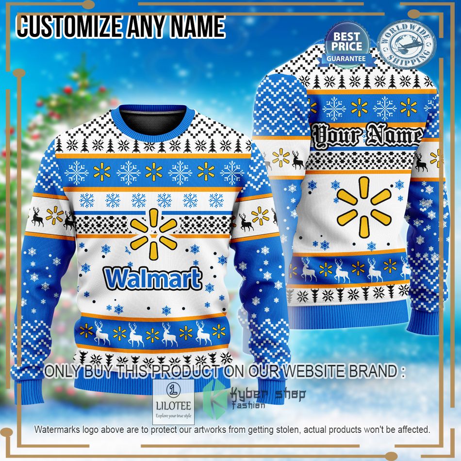 personalized walmart custom ugly christmas sweater 1 50707