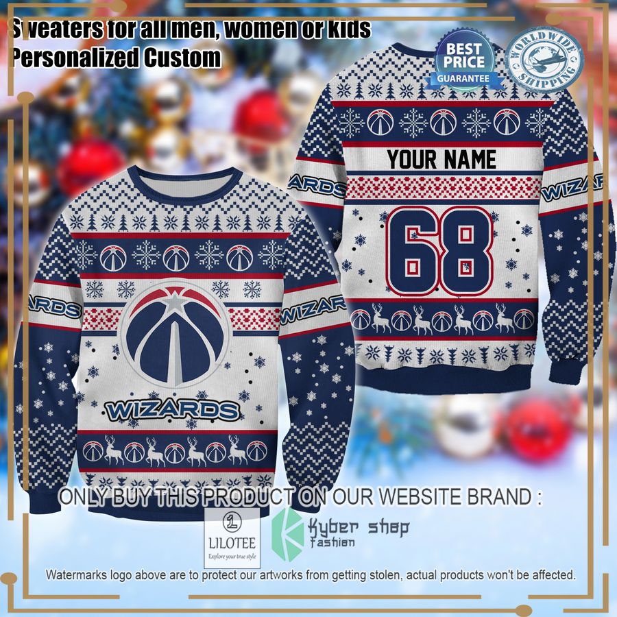personalized washington wizards christmas sweater 1 49748