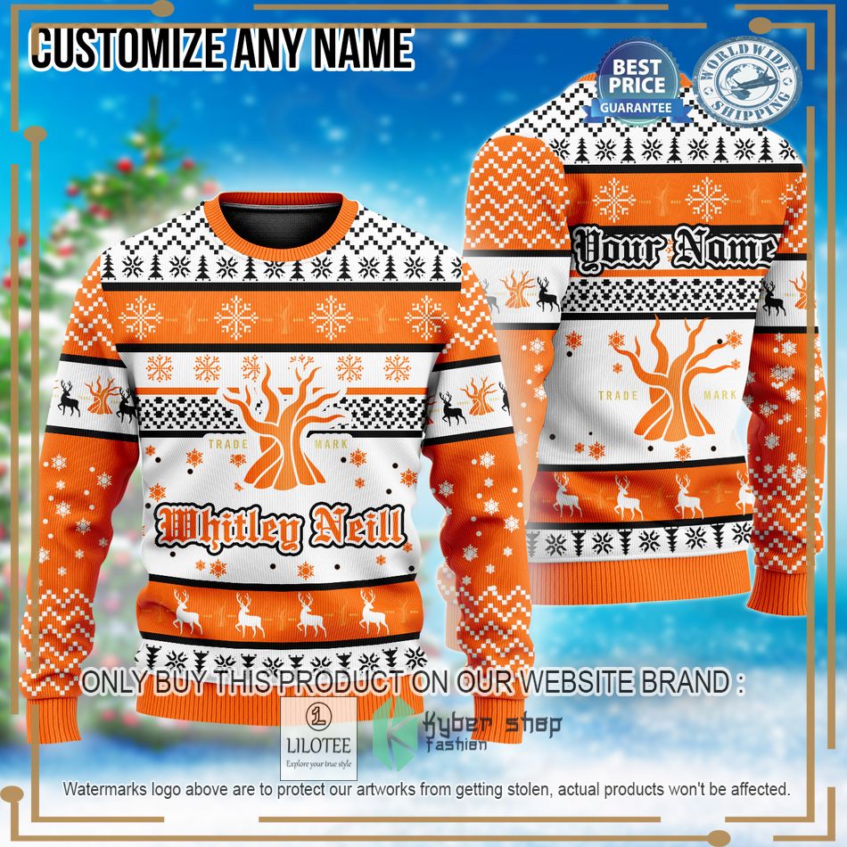 personalized whitley neill vodka christmas sweater 1 3435