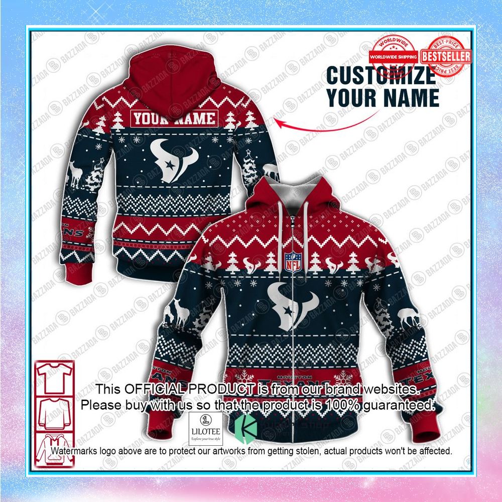 personalized xmas houston texans shirt hoodie 2 828