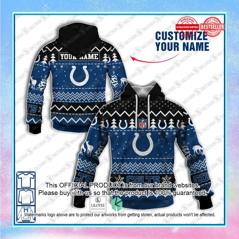 personalized xmas indianapolis colts shirt hoodie 1 937
