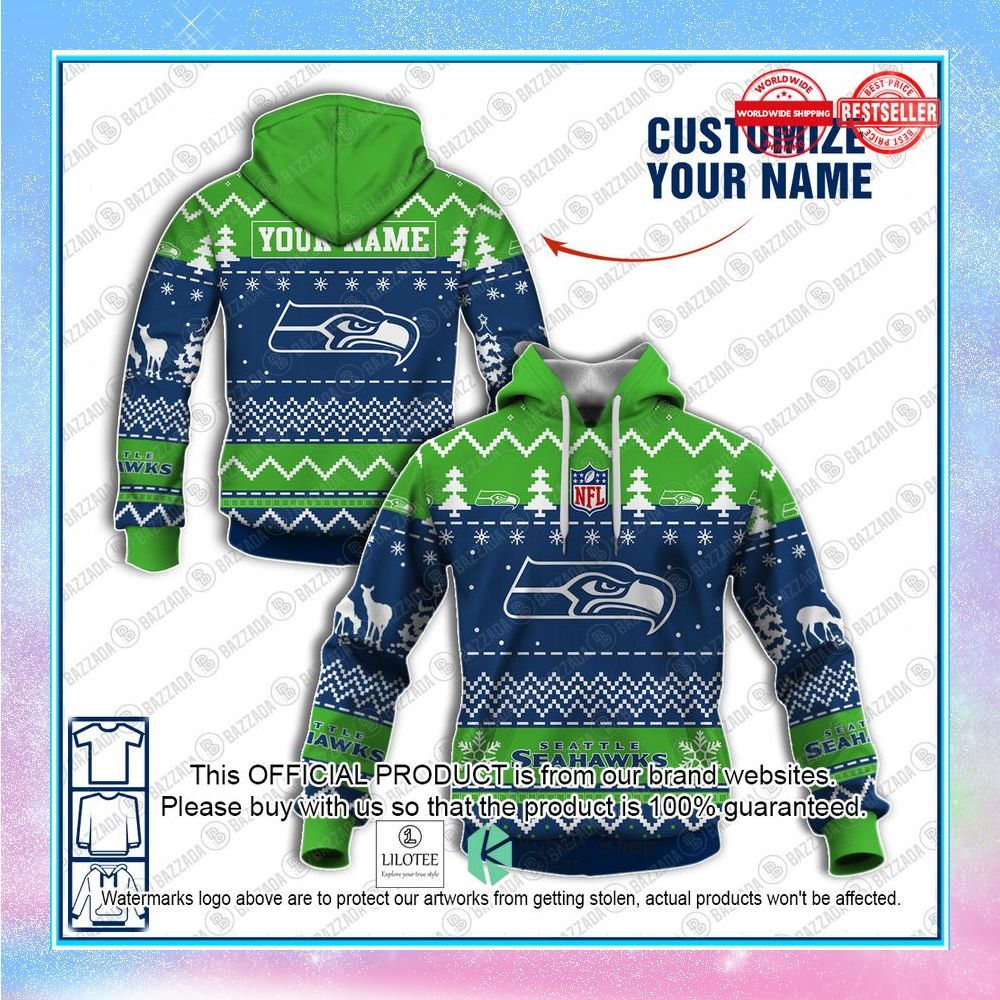 personalized xmas seattle seahawks shirt hoodie 1 471
