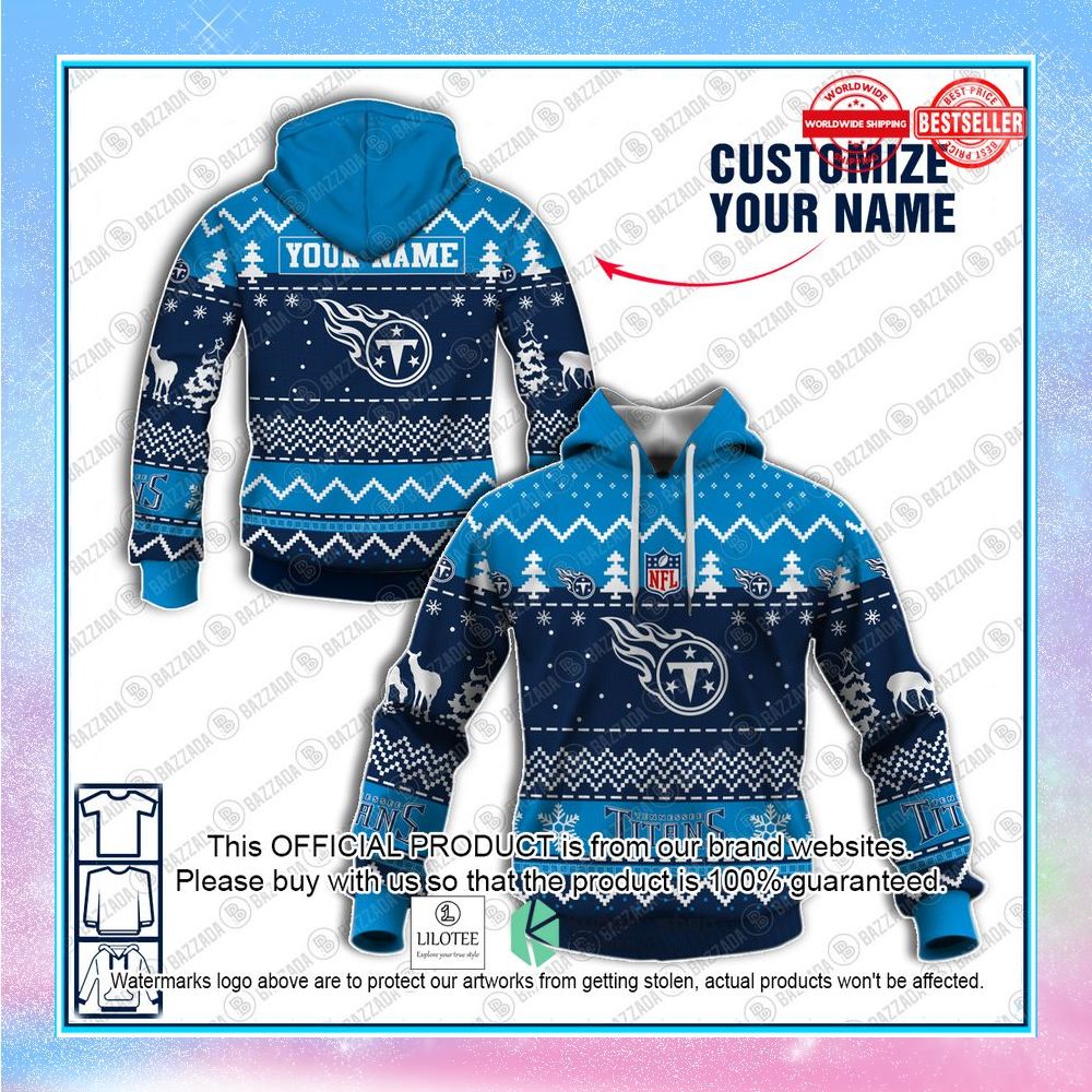 personalized xmas tennessee titans shirt hoodie 1 215