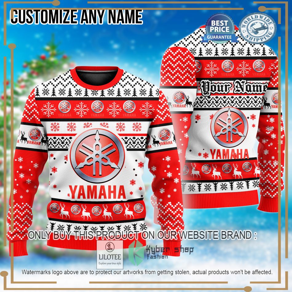 personalized yamaha custom ugly christmas sweater 1 39862