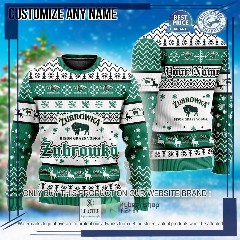personalized zubrowka christmas sweater 1 62735