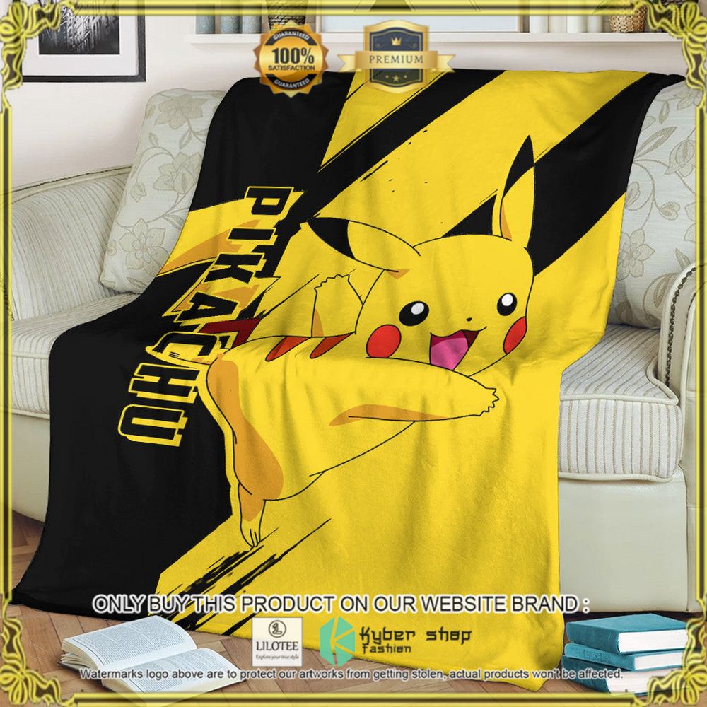 Pikachu Custom Pokemon Anime Soft Blanket - LIMITED EDITION 9