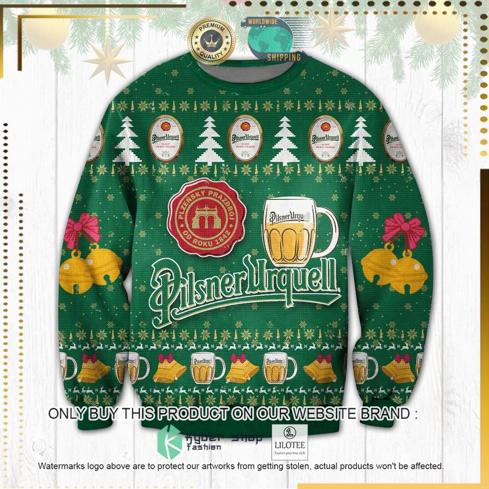 pilsner urquell knitted christmas sweater 1 26813
