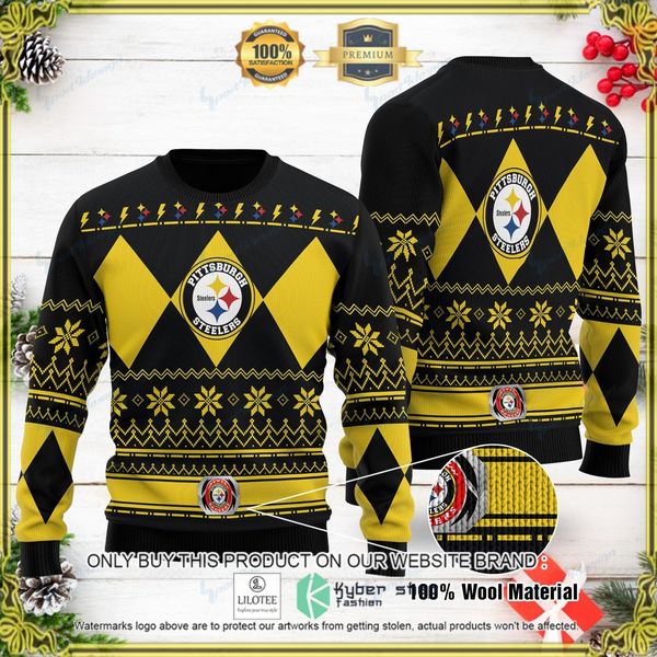 pittsburgh steelers nfl team woolen knitted sweater 1 31370