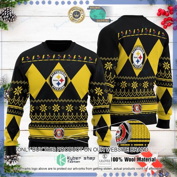 pittsburgh steelers nfl team woolen knitted sweater 1 46941