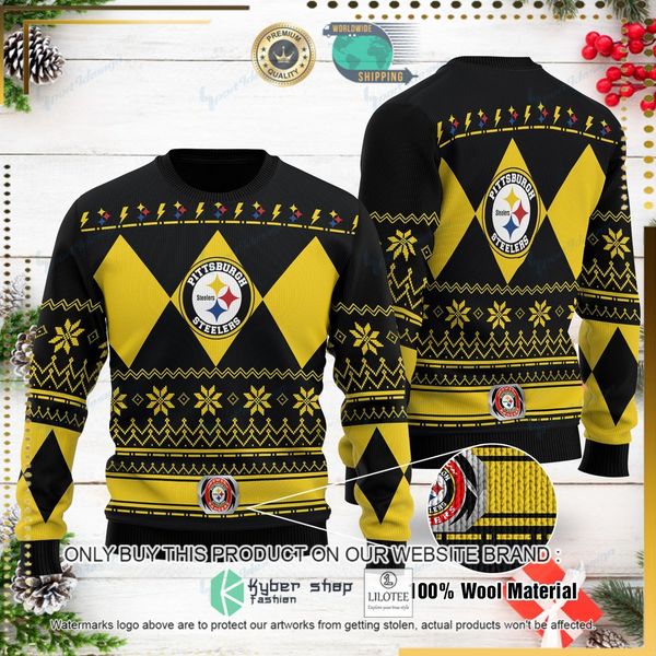 pittsburgh steelers nfl team woolen knitted sweater 1 60976