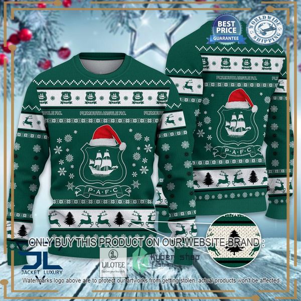plymouth argyle f c christmas sweater 1 70620