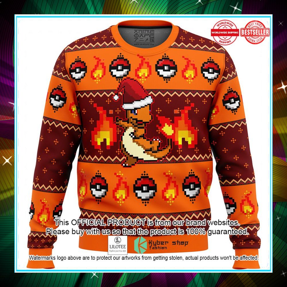 pokemon charmander sweater christmas 1 99