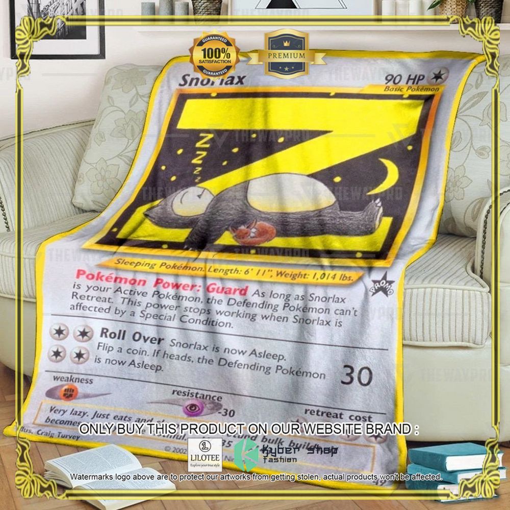 Pokemon Snorlax Blanket - LIMITED EDITION 8