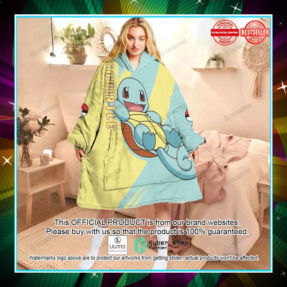 pokemon squirtle oodie blanket hoodie 1 405