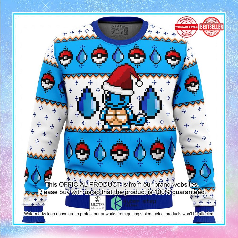 pokemon squirtle sweater christmas 1 661