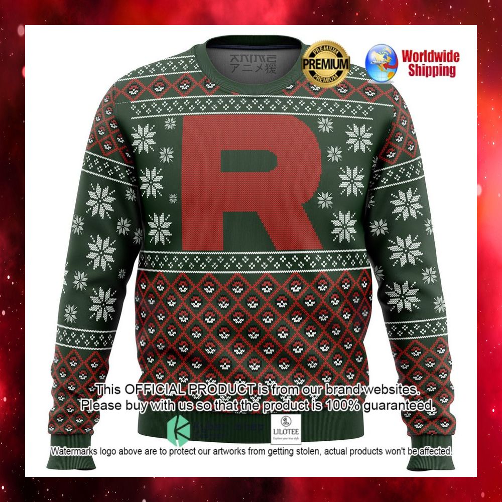 pokemon team rocket christmas sweater 1 605