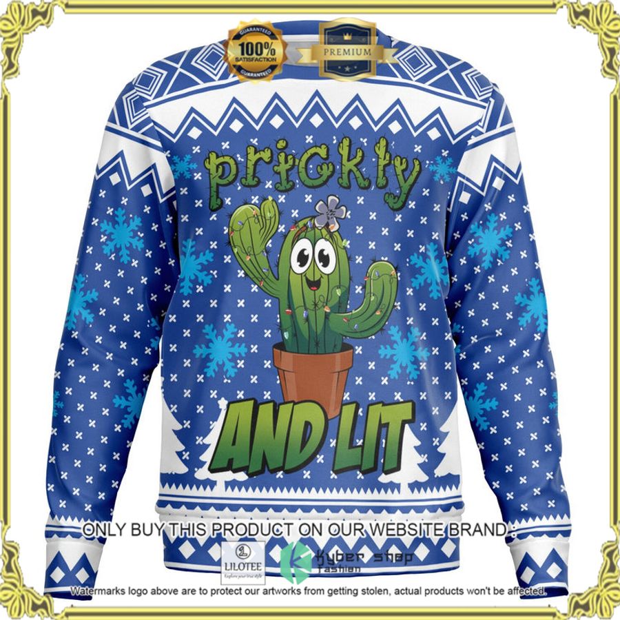prickly and lit christmas sweater 1 40738