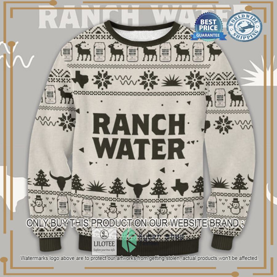 ranch water seltzer christmas sweater 1 45647
