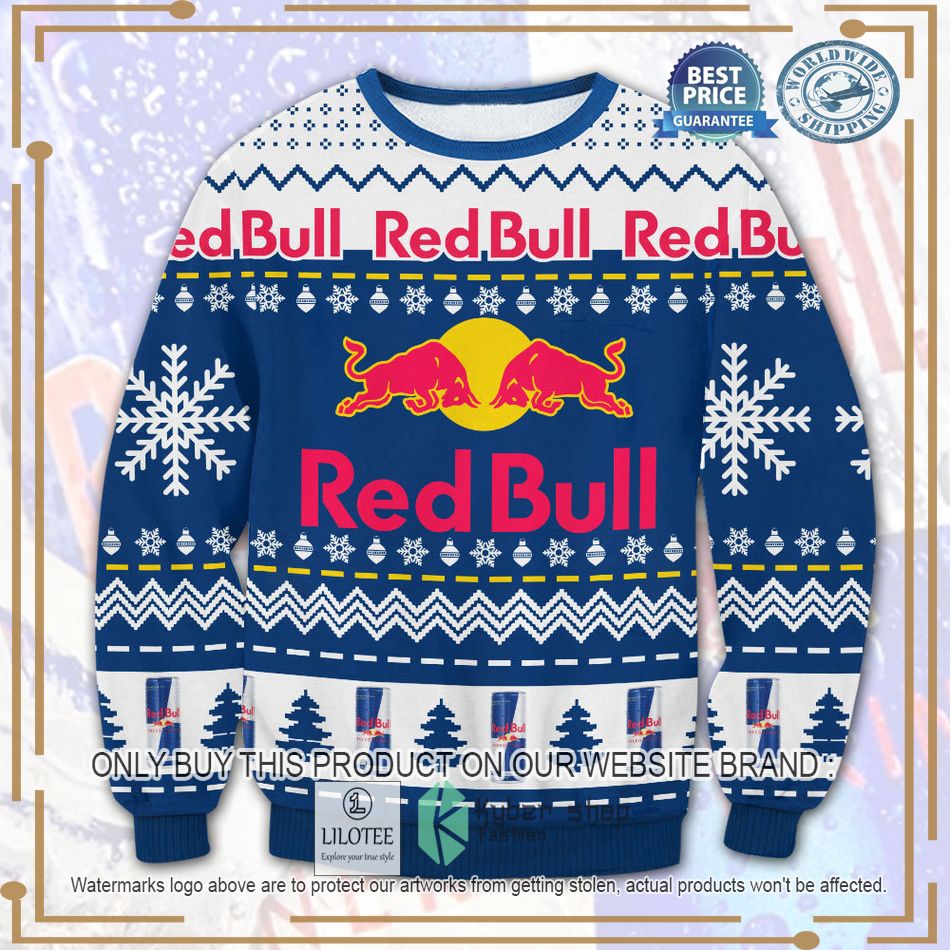 red bull energy drink ugly christmas sweater 1 41956
