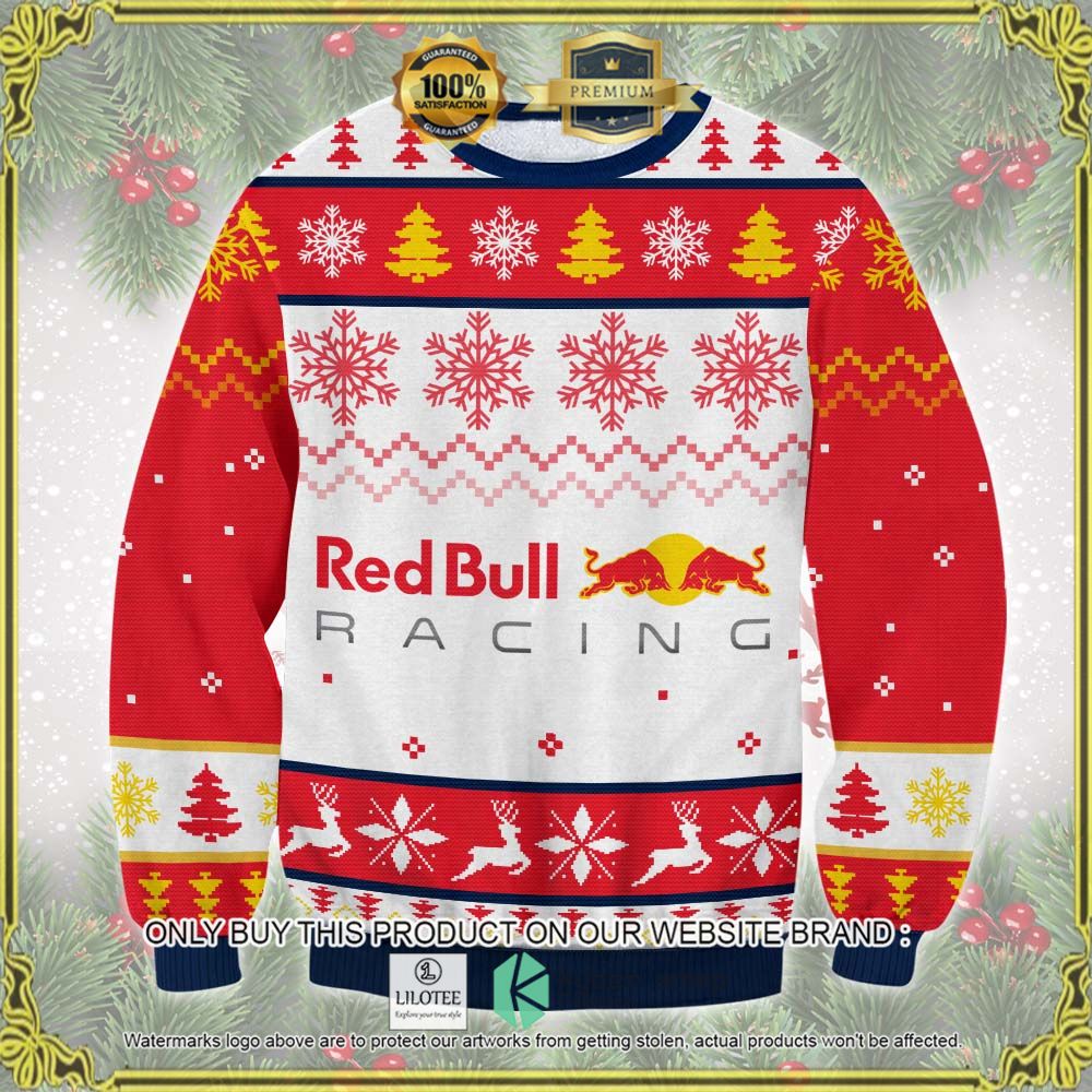 red bull racing knitted christmas sweater 1 83363