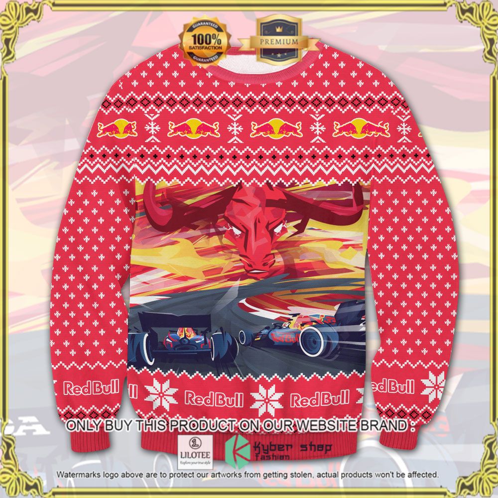 red bull racing red ugly sweater 1 43974