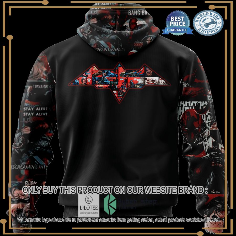 red hood dc comics universe black hoodie hoodie mask 2 36592