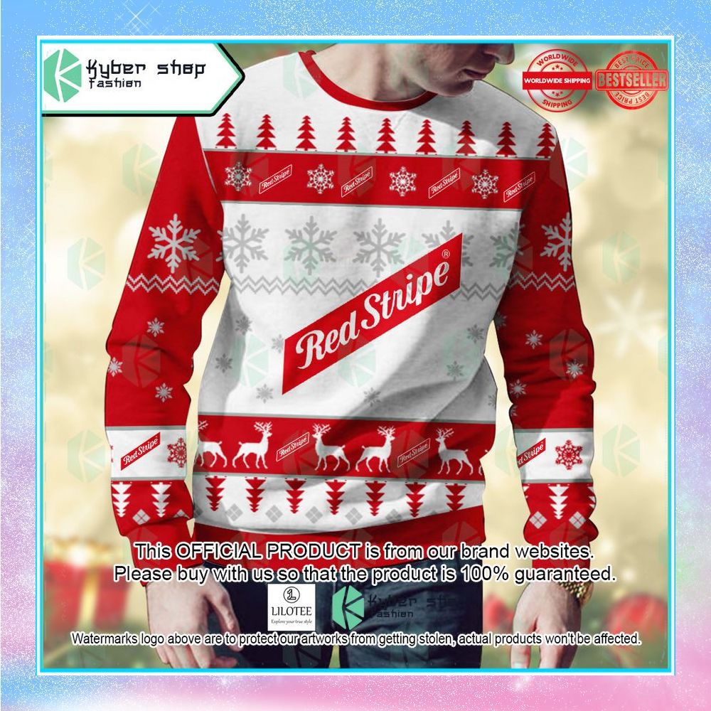 red stripe christmas sweater 2 624