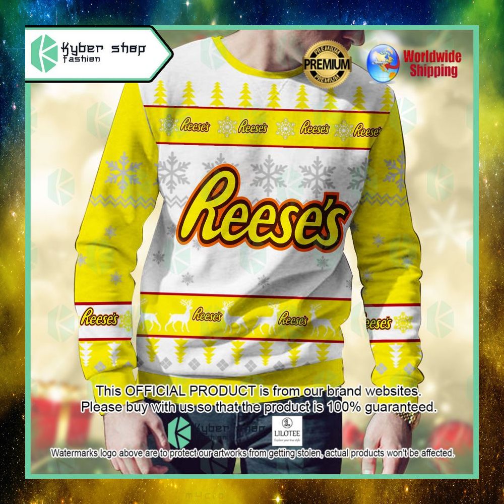 reeses custom name christmas sweater 1 724