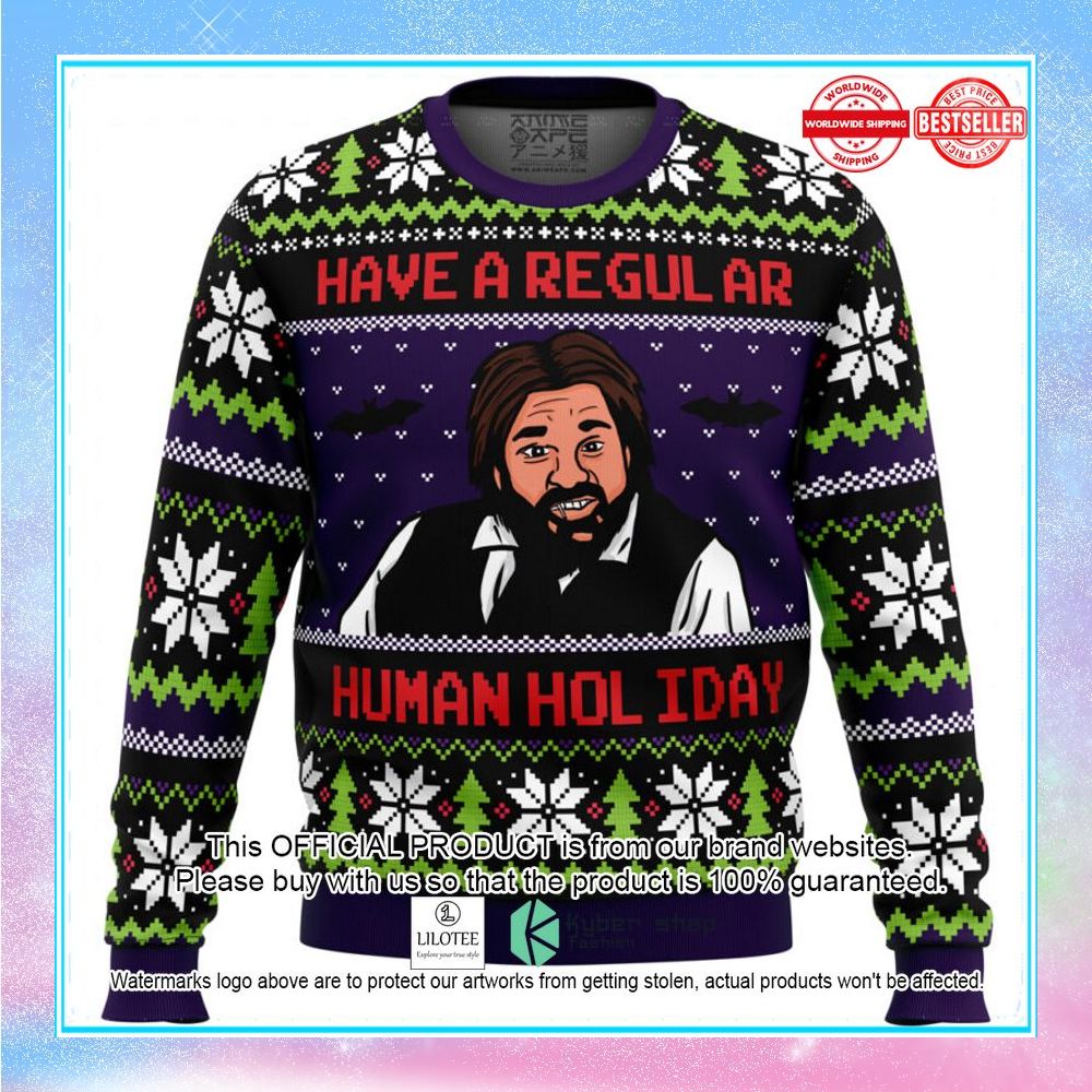 regular human holiday what we do in the shadows christmas sweater 1 602