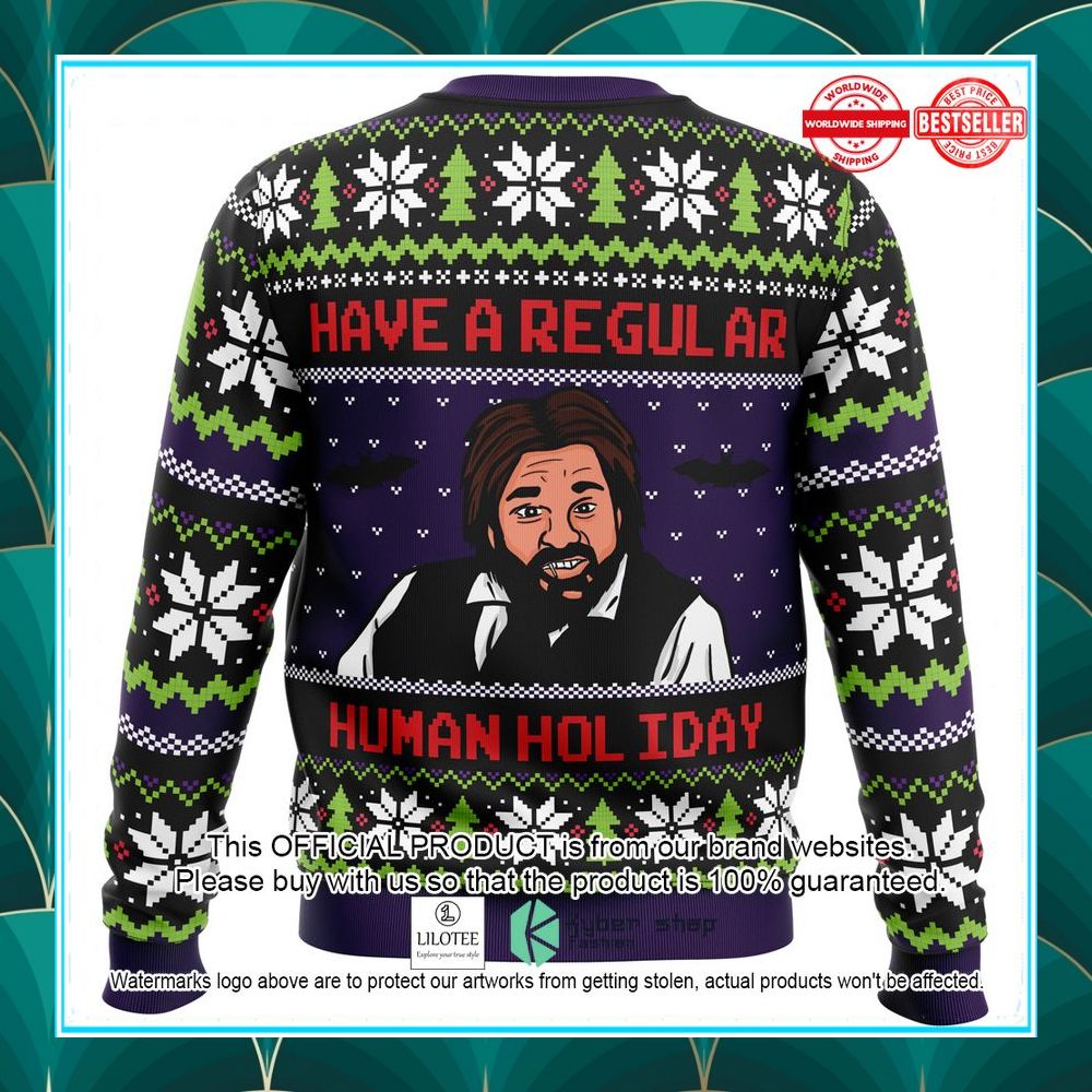 regular human holiday what we do in the shadows christmas sweater 3 91