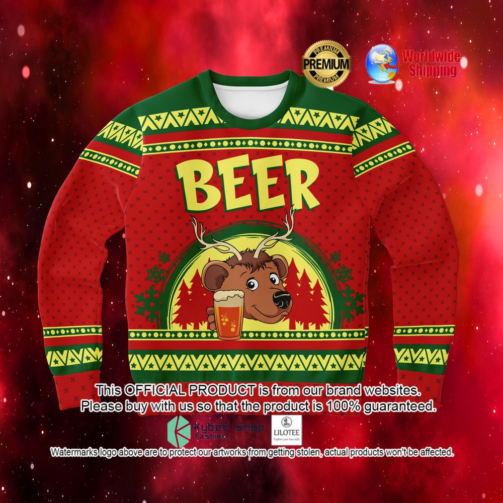reindeer beer sweater 1 502