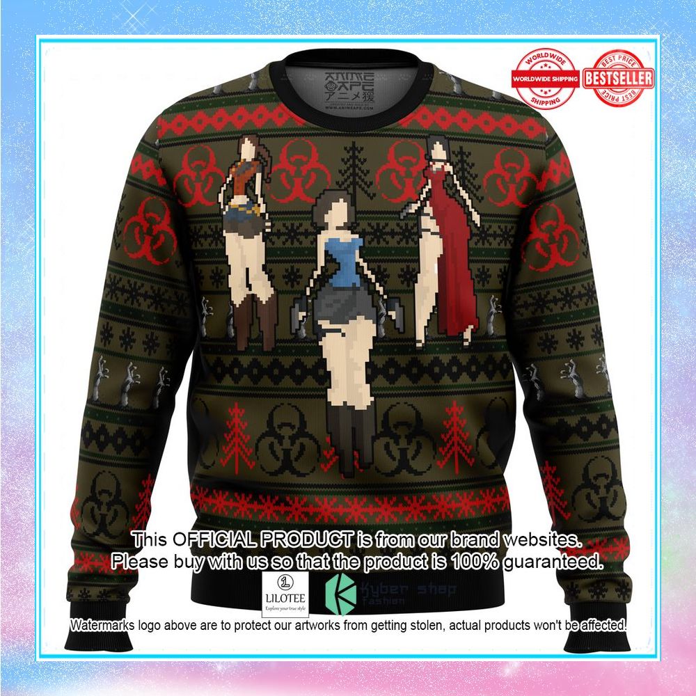 resident evil christmas sweater 1 362