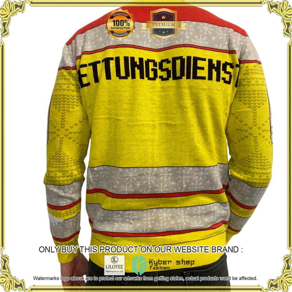 Alternative view of Rettungsdienst Christmas Sweater - LIMITED EDITION
