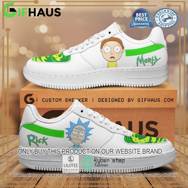 rick and morty nike air force shoes 1 13571