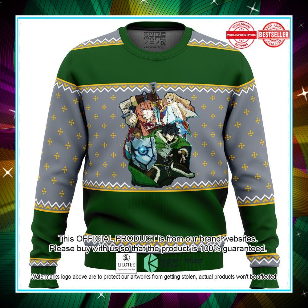 rising of the shield hero characters christmas sweater 1 126