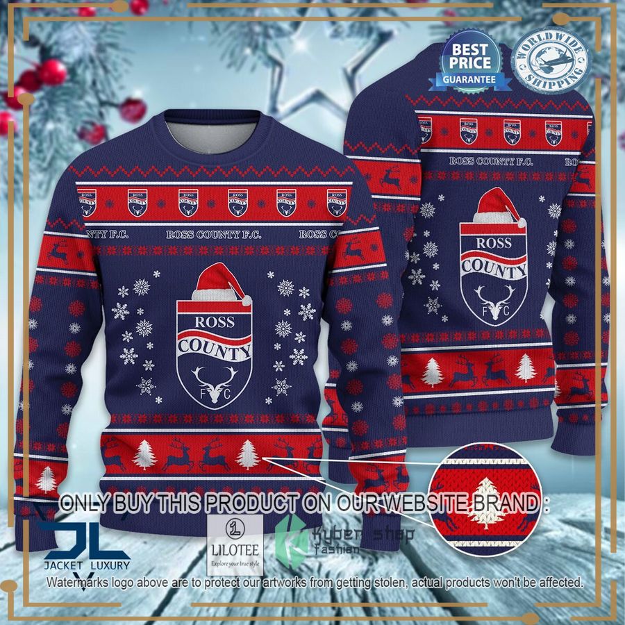 ross county christmas sweater 1 46489